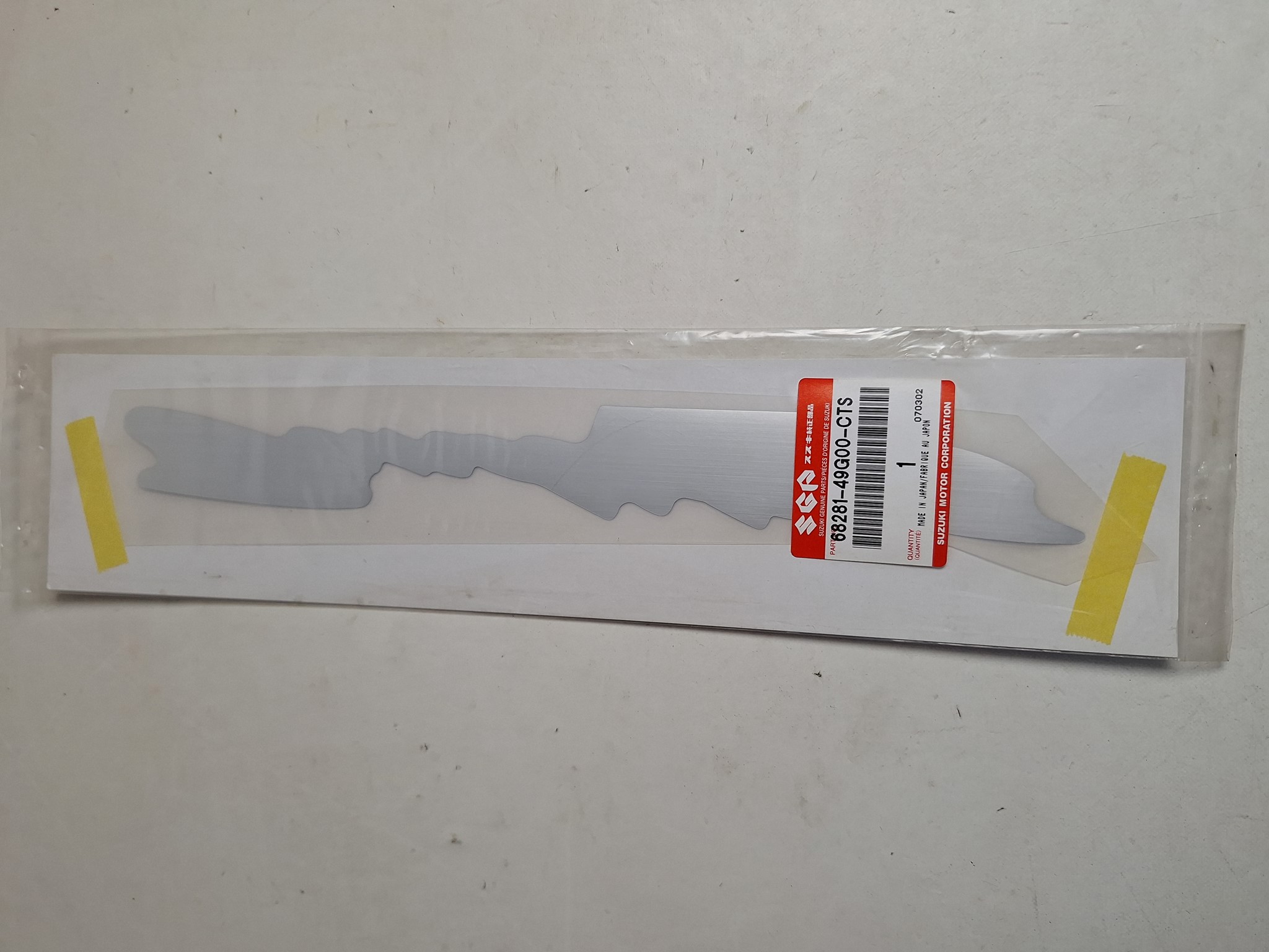 Picture of SUZUKI  AUFKLEBER  68281-49G00-CTS